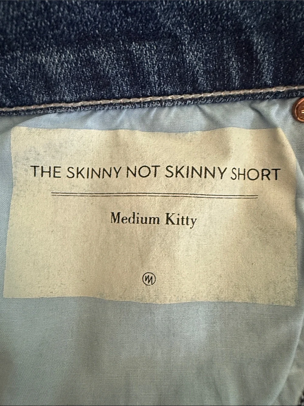 MOTHER Blue Denim Jean Shorts